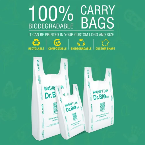 Carry Bags Biodegradable Compostable - Image 2